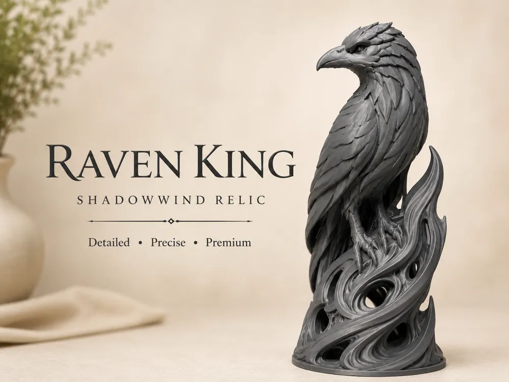 Adorno temático: Raven King – Shadowwind Relic. Referencia del modelo original.