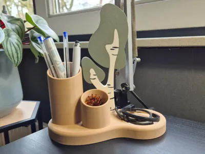 Birch Forest Desk Organizer