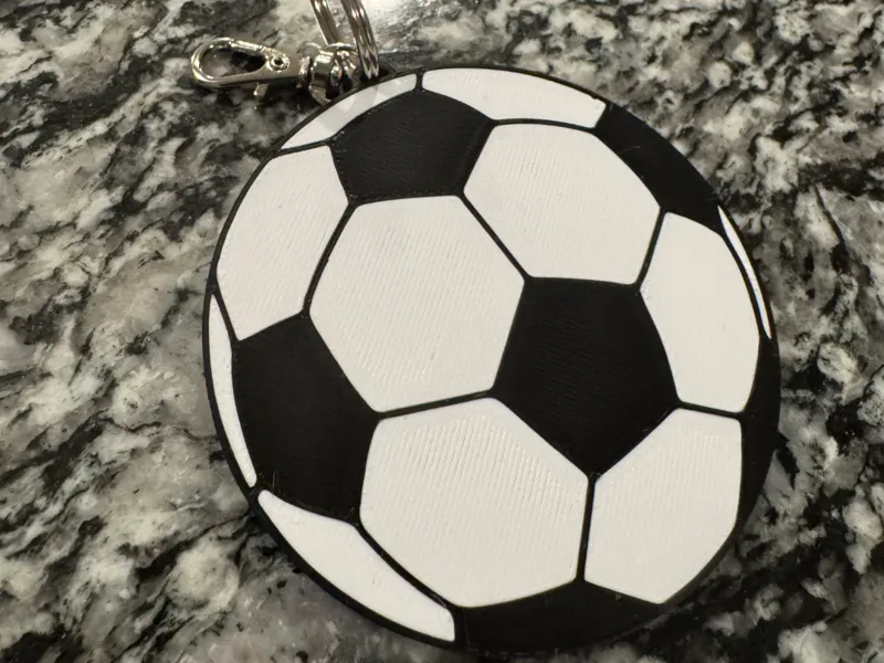 Soccer Keychain