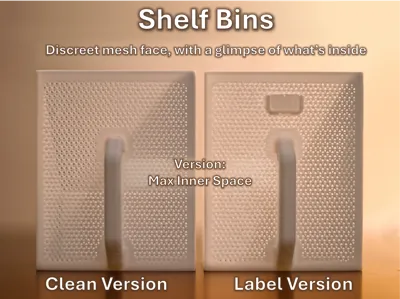 Shelf Bins: MeshView (Max Inner Space)