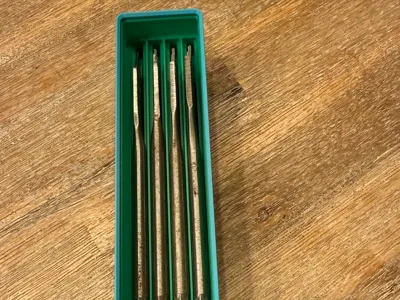 Gridfinity stackable spade bit holder