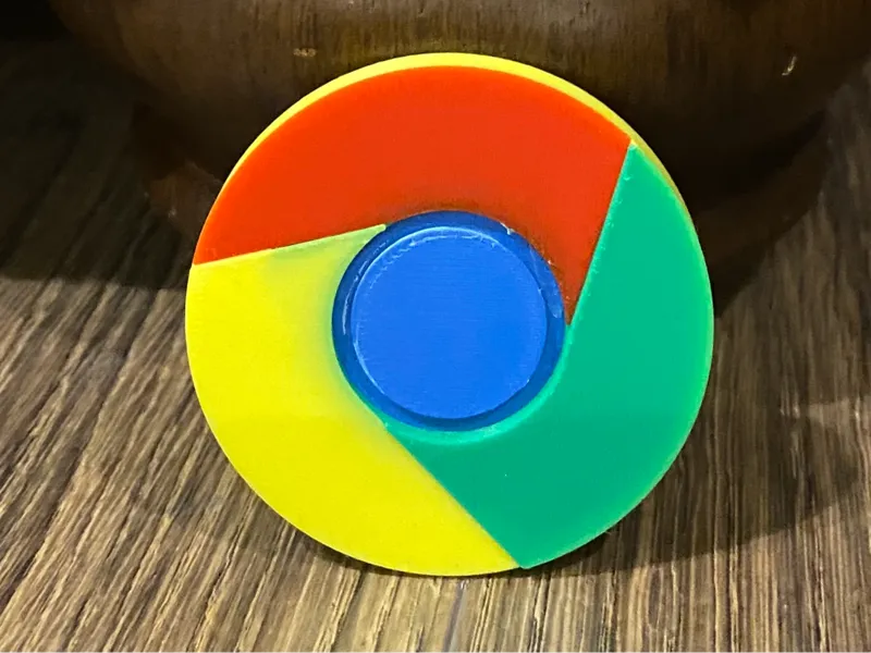 google chrome logo coin