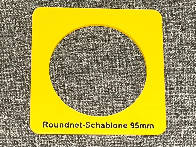 Roundnet-/Spikeball-Schablone