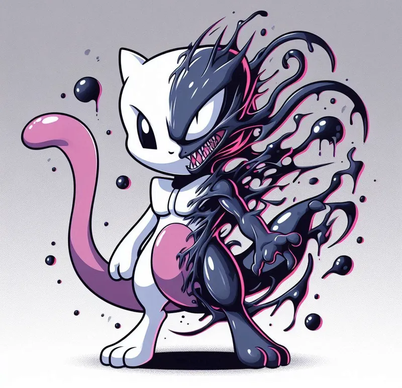 Mewtwo Venom Hueforge