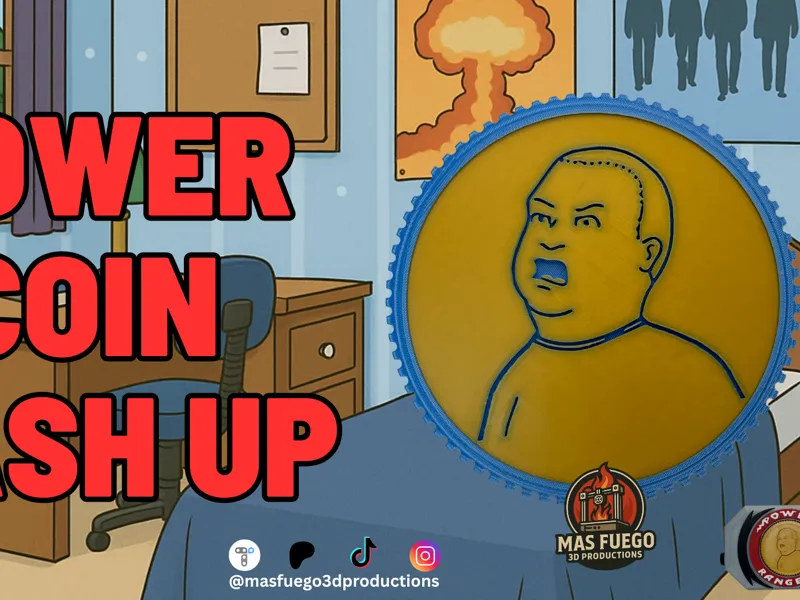 Bobby Hill Power Coin - Mas Fuego 3D Productions