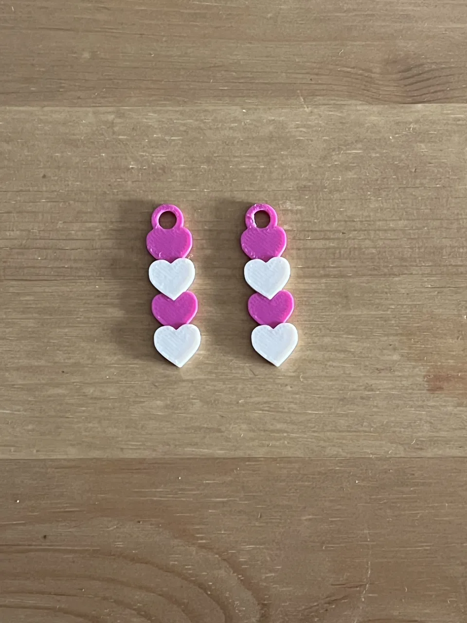 heart earrings view 2
