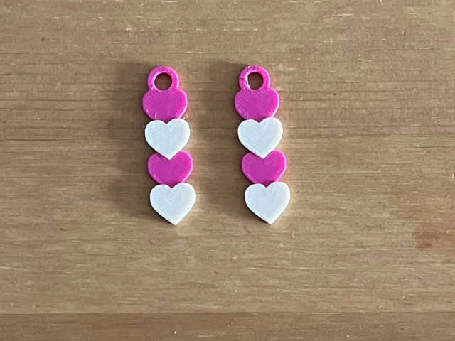 heart earrings
