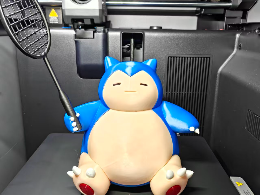 Miniatura 1 do modelo 3D 卡比兽 打羽毛球 宝可梦 宠物小精灵 Snorlax カビゴン