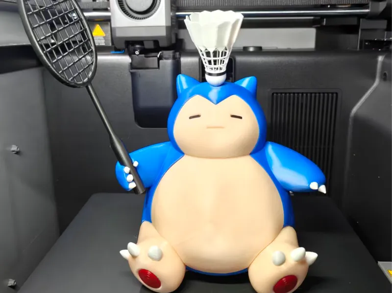卡比兽 打羽毛球 宝可梦 宠物小精灵 Snorlax カビゴン