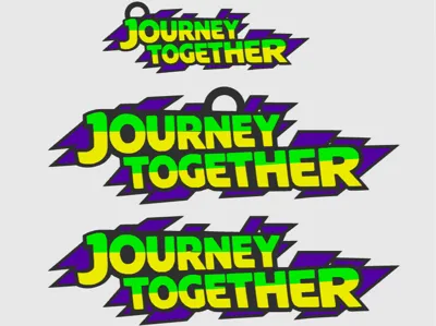 Journey Together Binder charms and keychains
