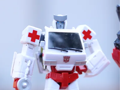 Transformers  Ironhide Ratchet Faces Movie Version