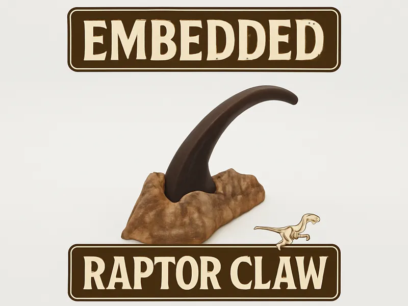 Embedded Raptor Claw