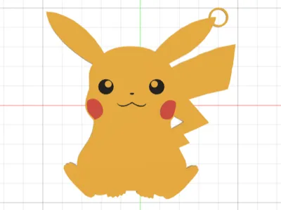 Pikachu pendant pokemon (Anime)