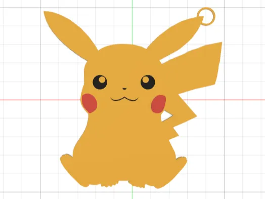 Pikachu pendant pokemon (Anime)