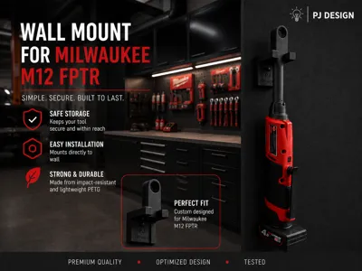 Milwaukee M12 FPTR ratchet wall mount