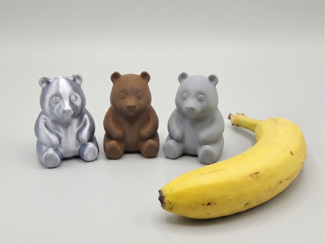 Sitting Bear Model -  banana not included 
