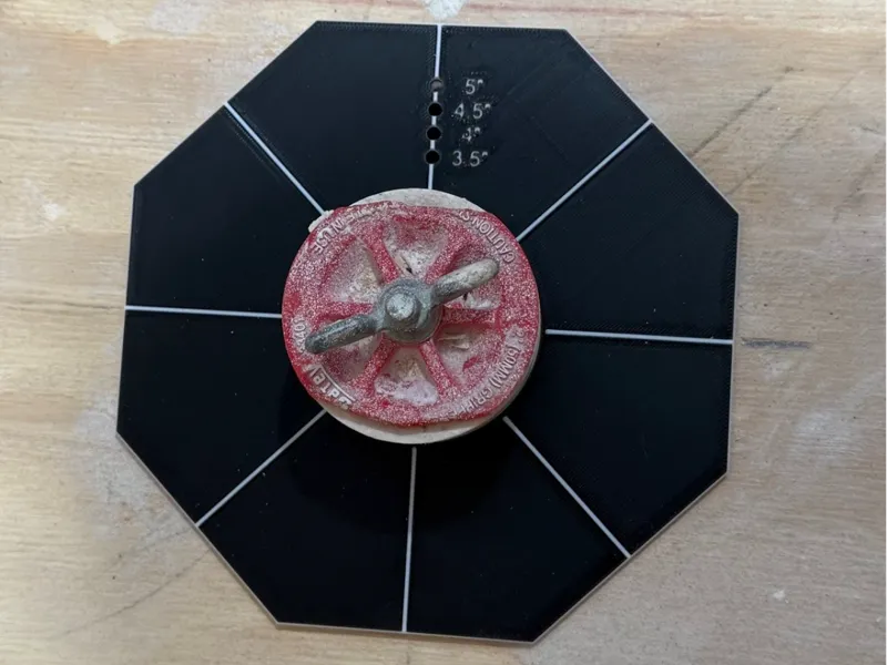 2" PVC Center Marking Tool - Schedule 40