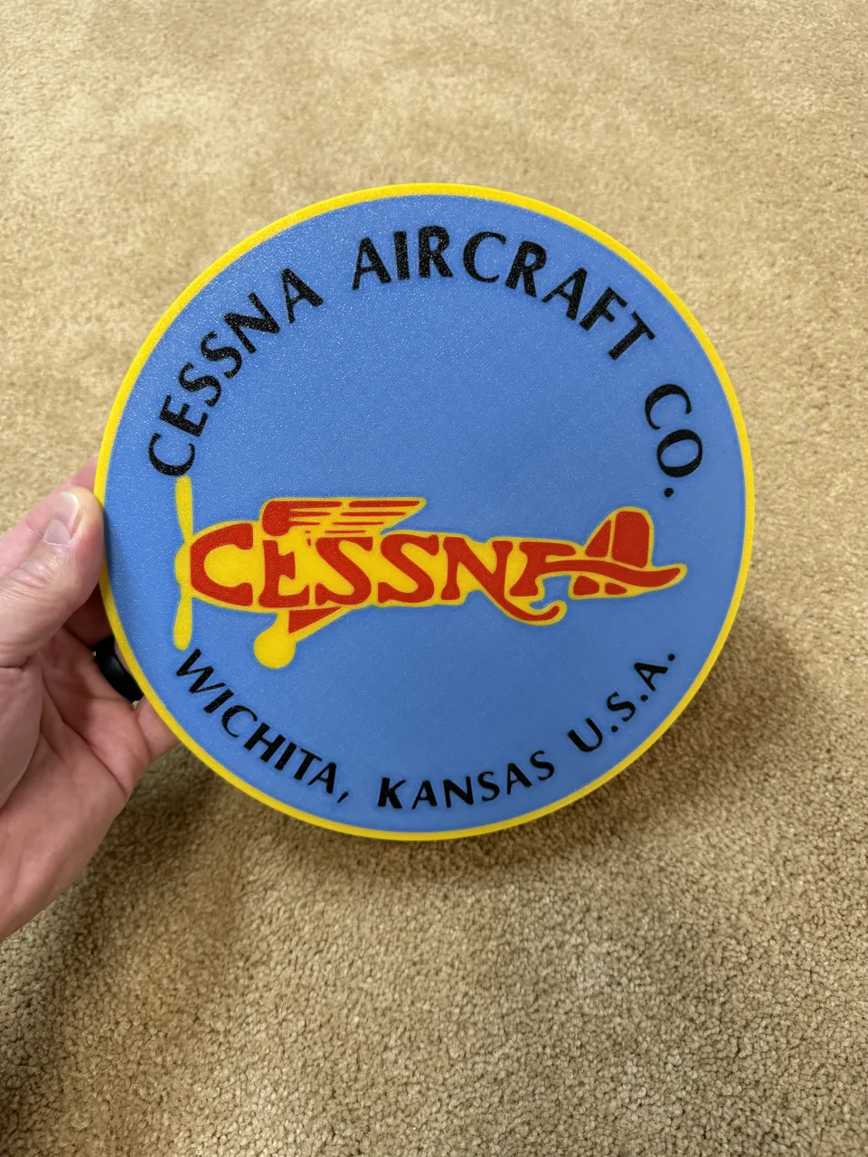 Cessna Aircraft Co. Wall Sign view 2