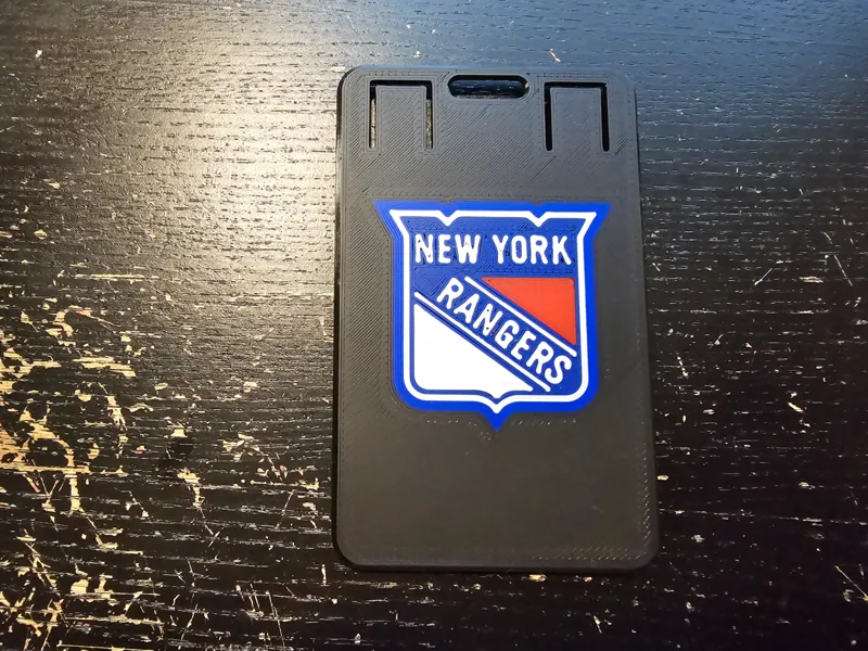 NY Rangers ID Card Badgeholder