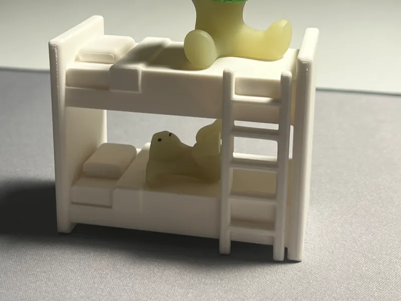 Minimalist Bunk Bed - Display for Smiski