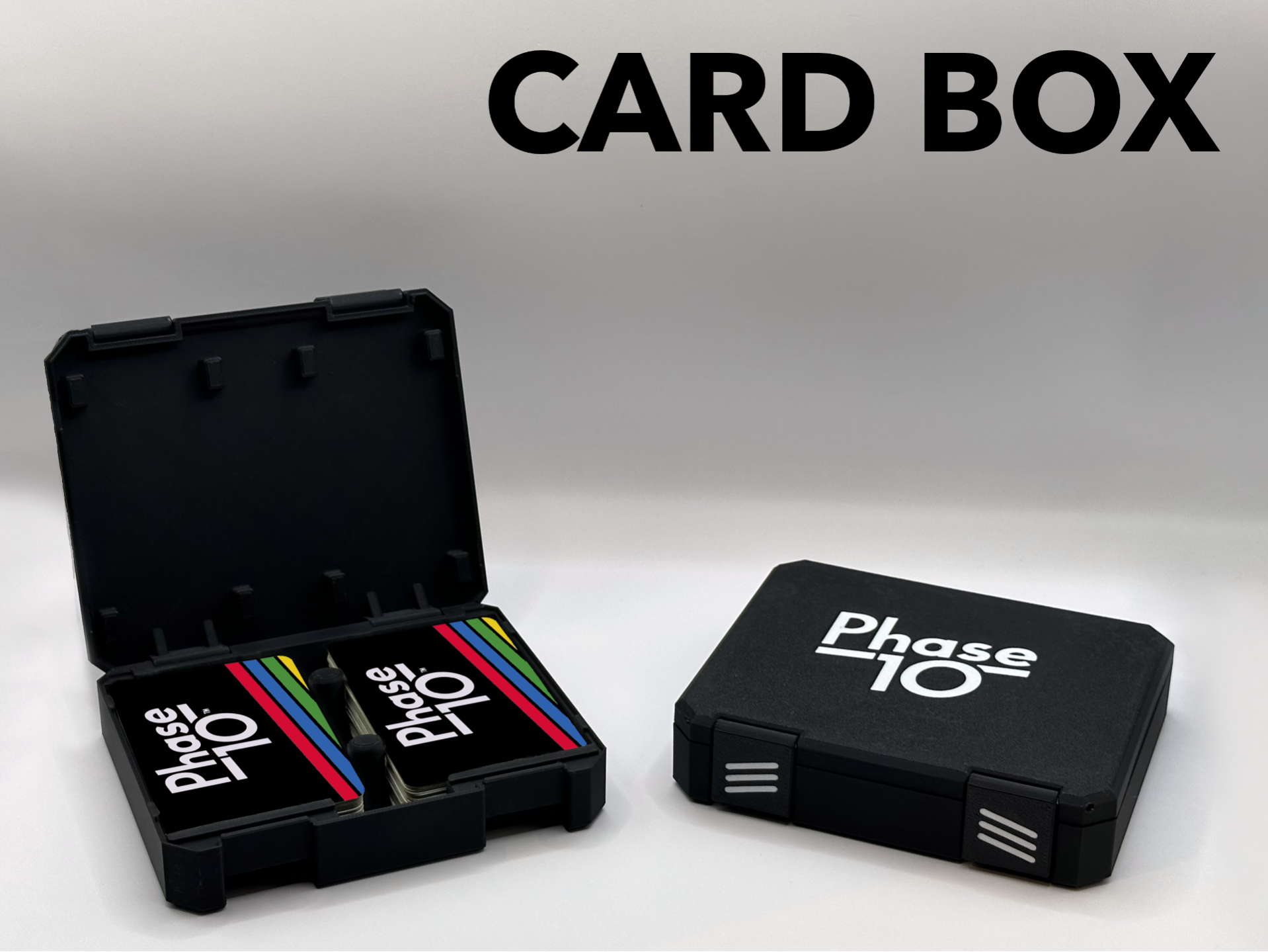 Phase 10 Card Box - Storage Case for Card Games
