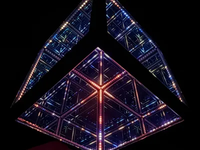 LED Infinity Cube