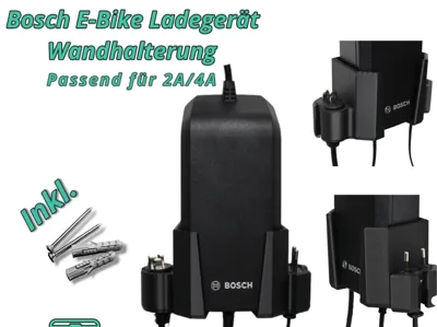 Wall mount for Bosch Ebike Charger 2A 4A