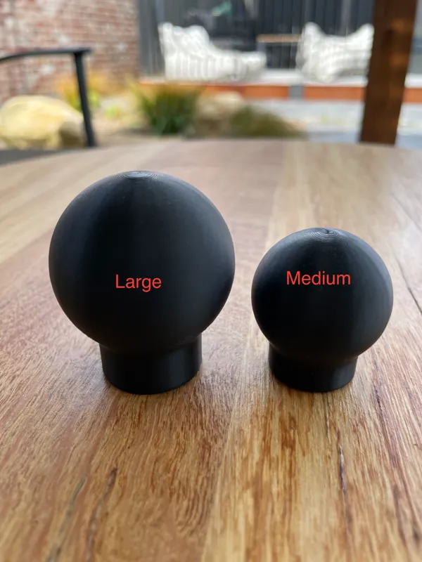 Embouts pour tringle à rideau 16 mm