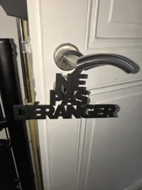 Pancarte porte Ne pas déranger — photo 3