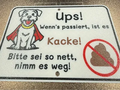 Funny Dog Sign