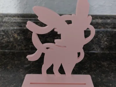Sylveon top loader stand