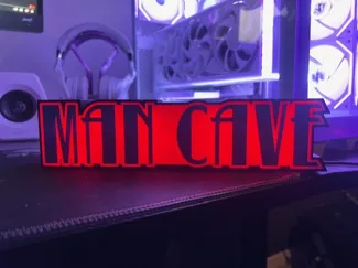 Man Cave light box LED sign