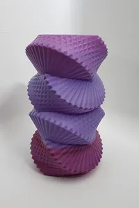 .6Noz, 1.5mm LineWidth, VaseMode, 80mm/sec wall speed