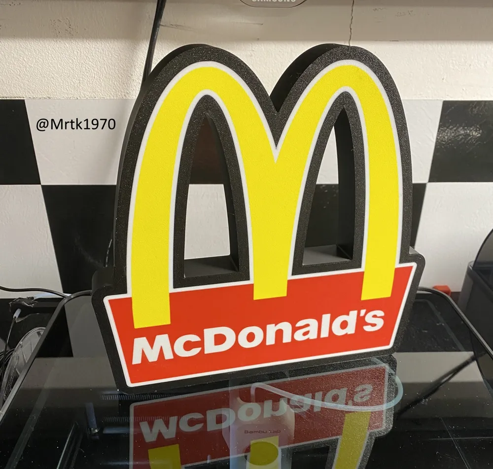 McDonald's Lightbox LED Lamp by braga3dprint - MakerWorld