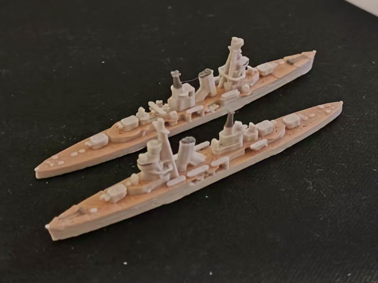 Miniatura 2 do modelo 3D 宁海级轻巡洋舰（民国海军）1：2000