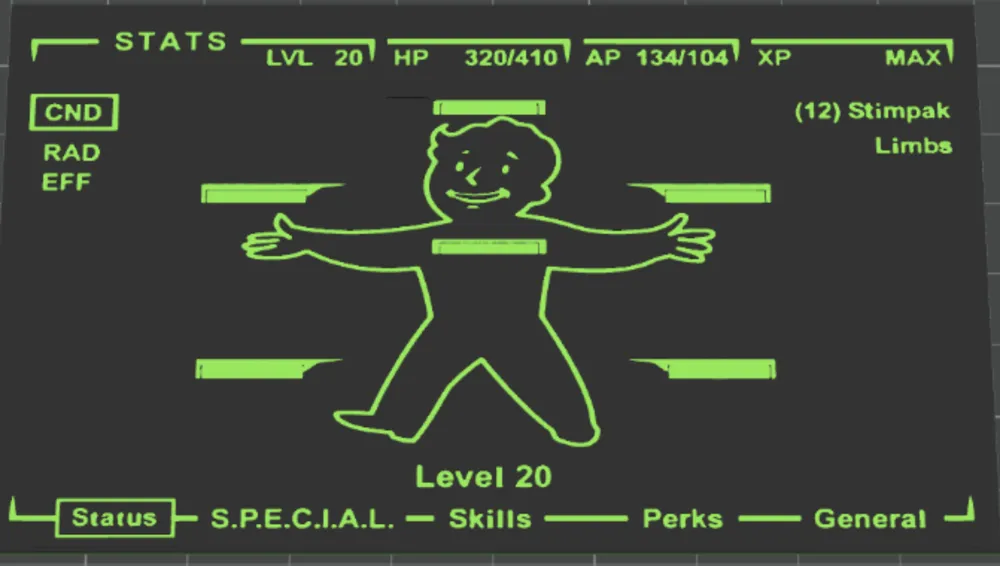 Pip boy screen - Free 3D Print Model - MakerWorld