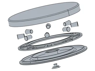 Turntable / rotating table