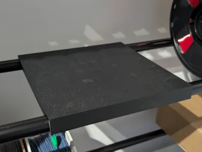 Platform for filament storage rack
