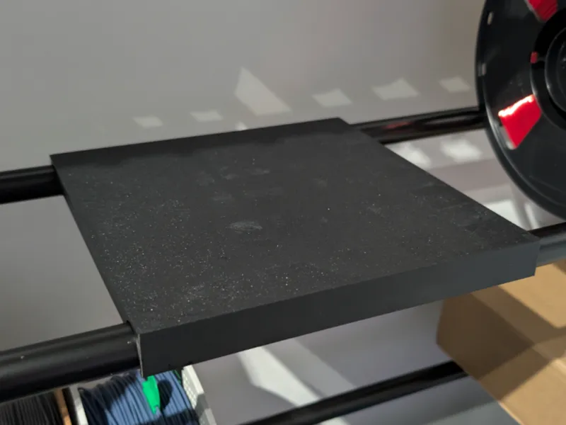 Platform for filament storage rack