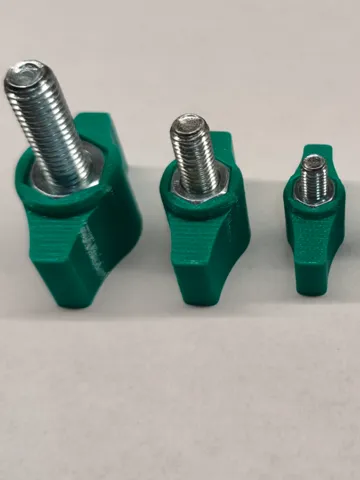 Letrero o emblema decorativo: Thumb Nut / Hand Nut / Wing Nut — vista de referencia 2