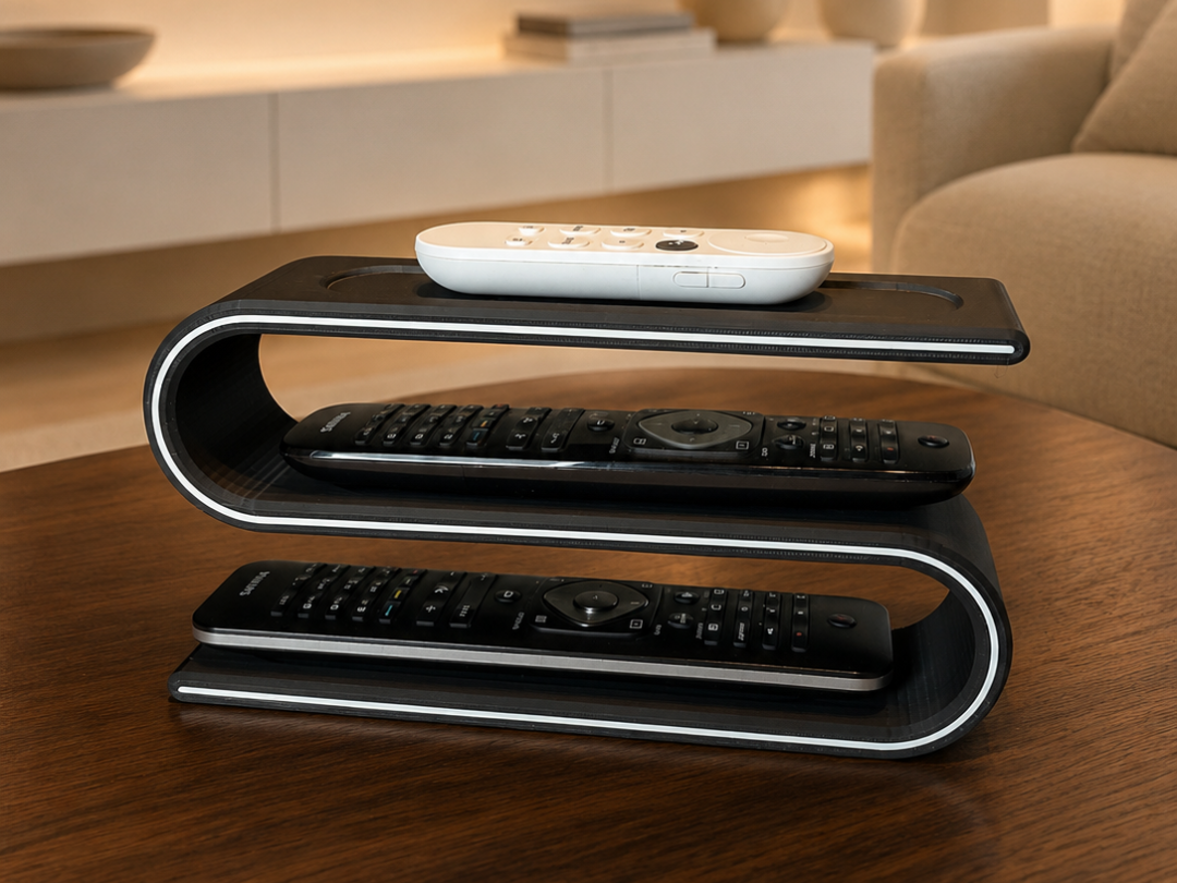 TV Remote "LINE" Stand / Holder / Organizer - 1