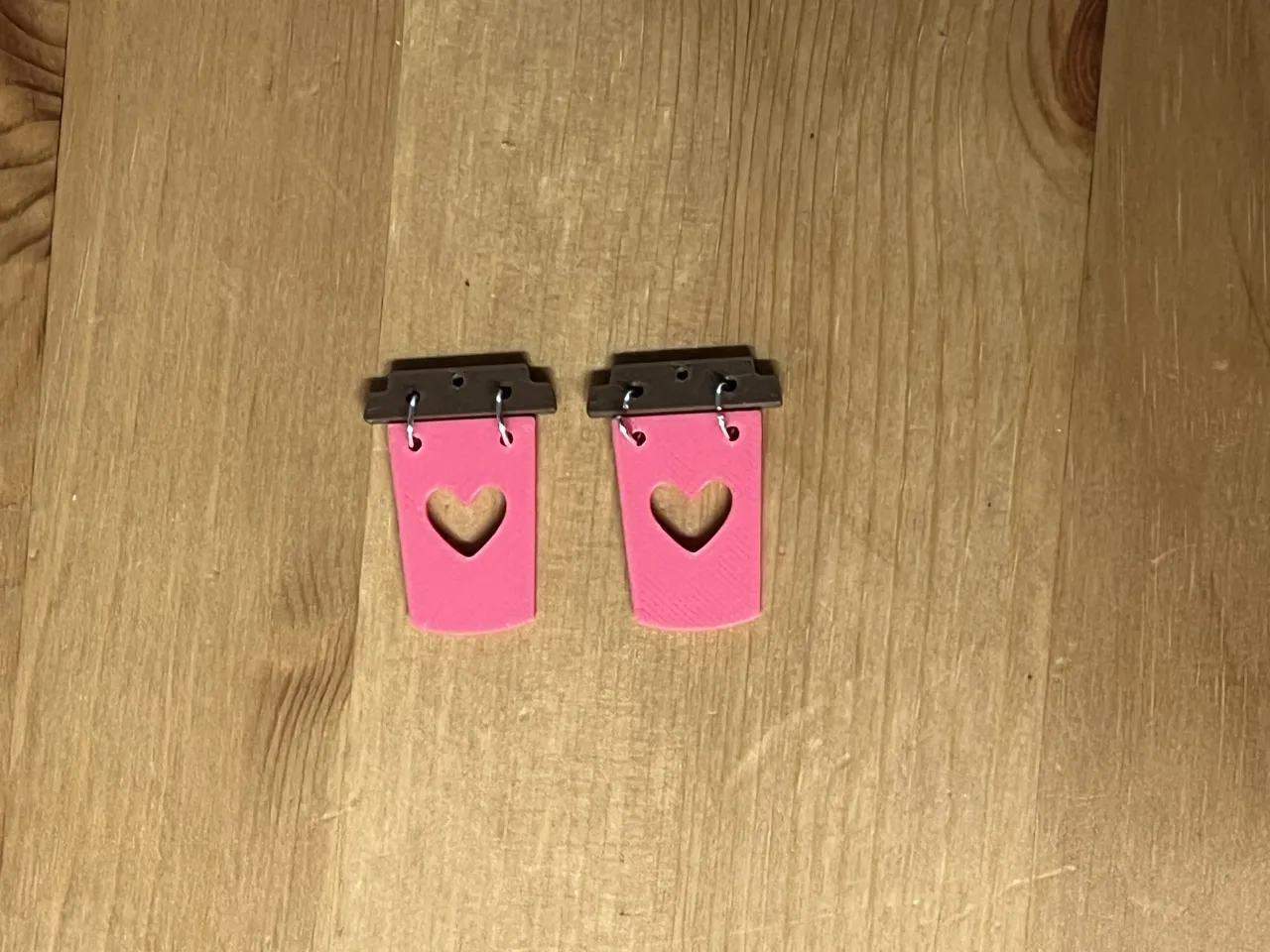 cute cup earrings view 2