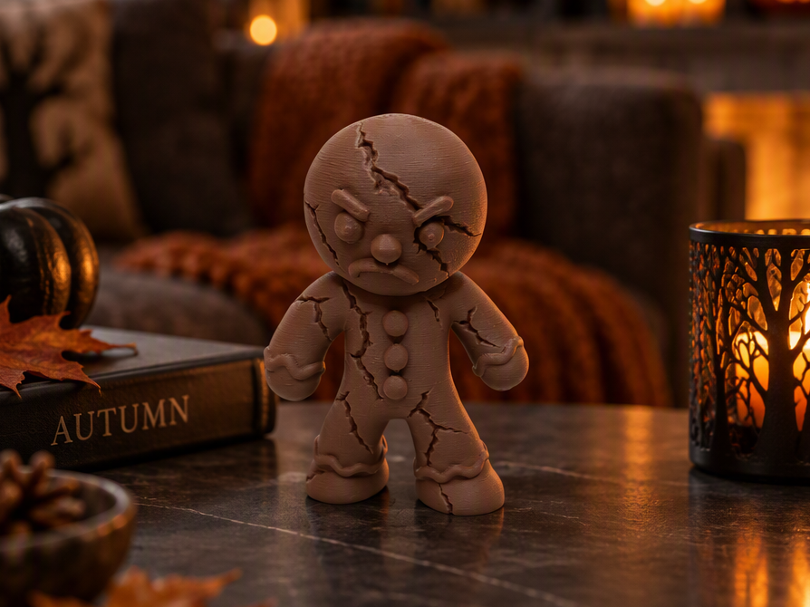 Verfluchter Lebkuchen "Cracko" Halloween Figur 3D model