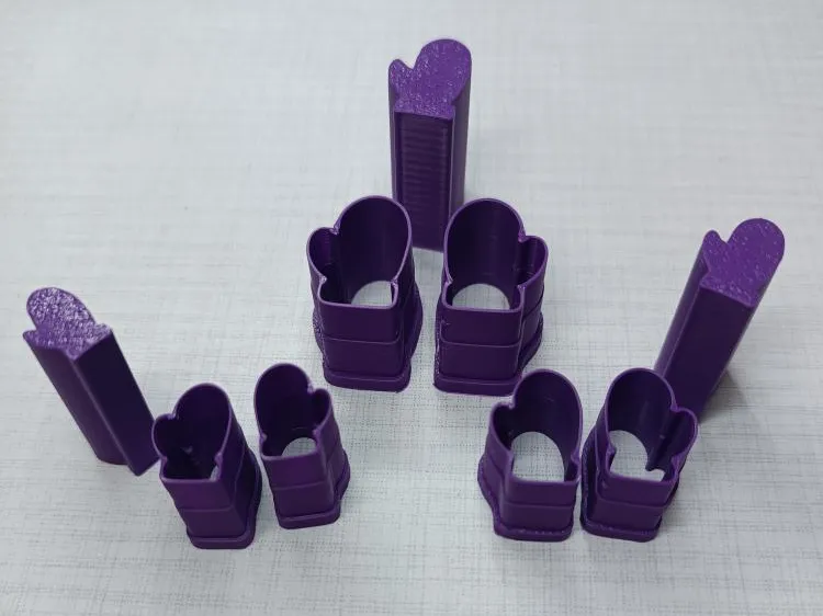 Mittens glove clay MINI cutter