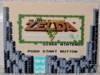 Legend of Zelda NES Title Screen