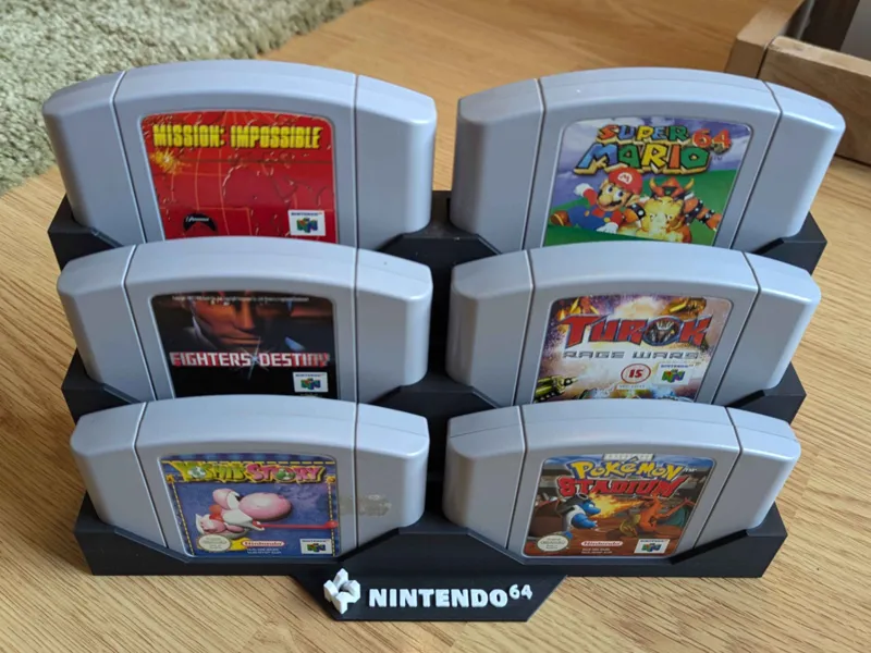 N64 Cartridge Holder - 6 slot