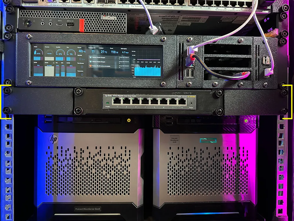 10 Inch to 19 Inch Network Server Rack Adapter by n3rding MakerWorld ...