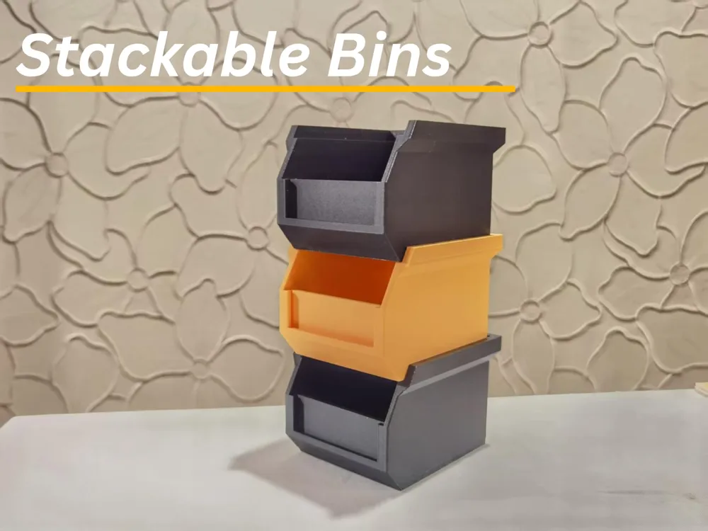 Stackable Files Stackable Bins - Free 3D Print Model - MakerWorld