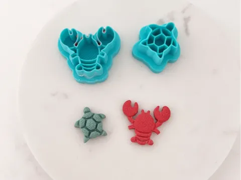 Cortador para modelado: Lobster and Turtle Clay cutter — referencia de MakerWorld