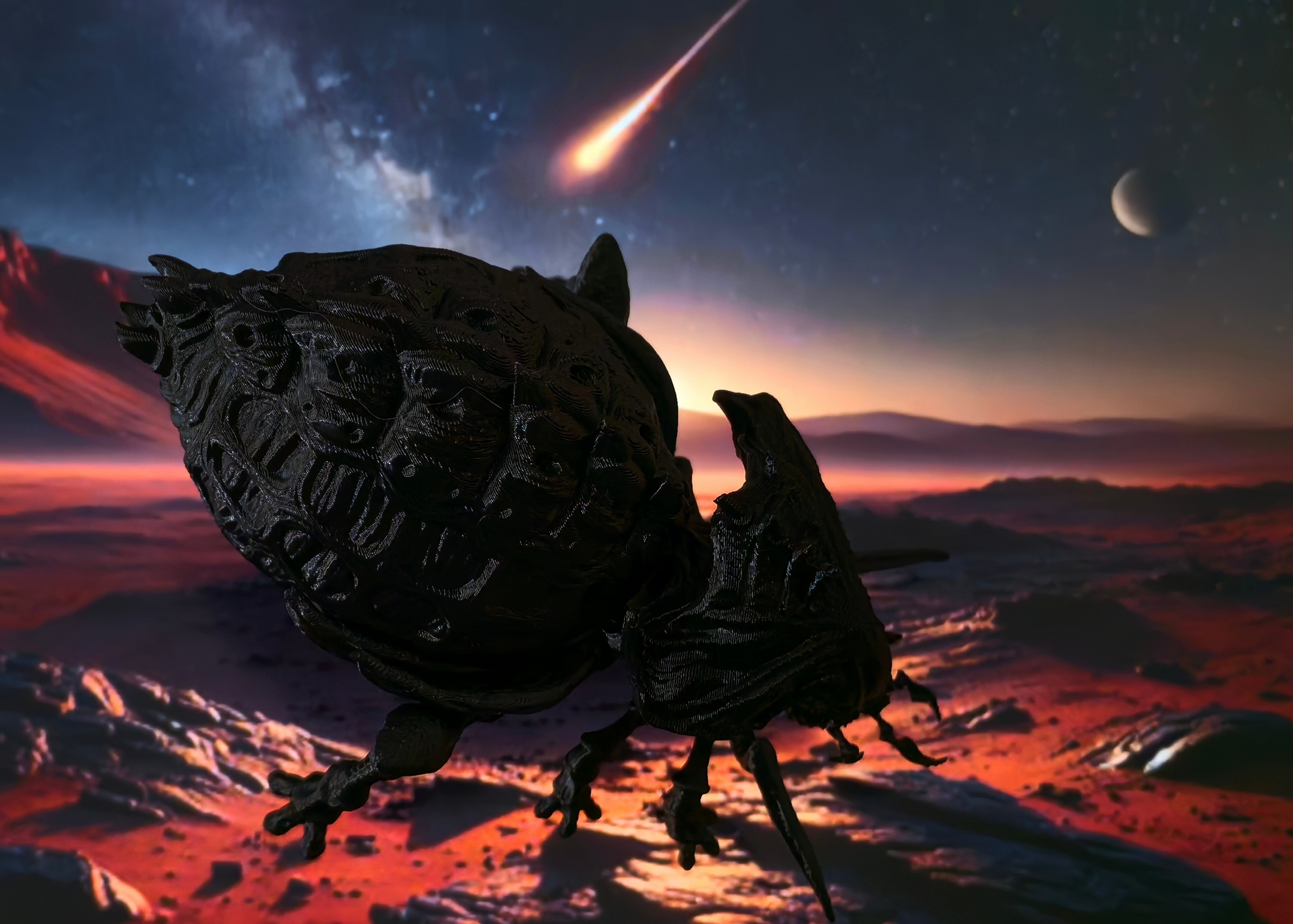 Miniatura 3 do modelo 3D 星河战队 阿拉奇虫族 PLASMA 喷射姿态 手办
